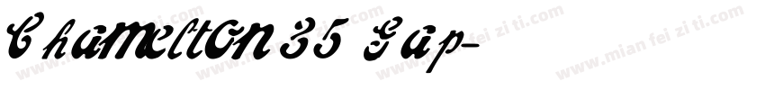 Chamelton 35 Gap字体转换